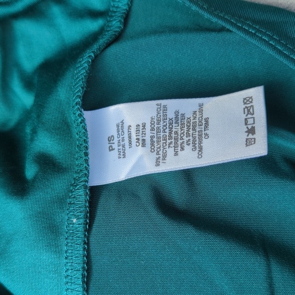 Women's Dynamite Teal Long Sleeve Bodysuit With Stretch - Size Small NWT - Picture 5 of 5